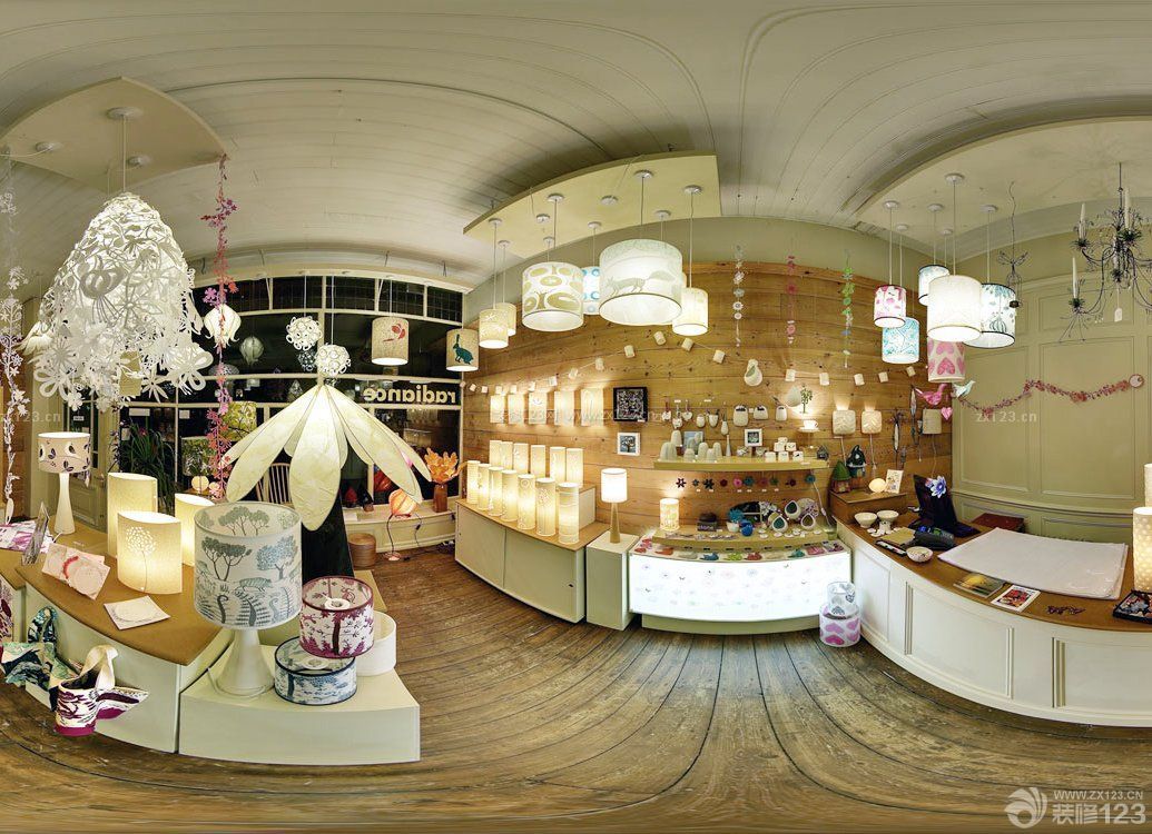 灯具店面室内装修图片效果图